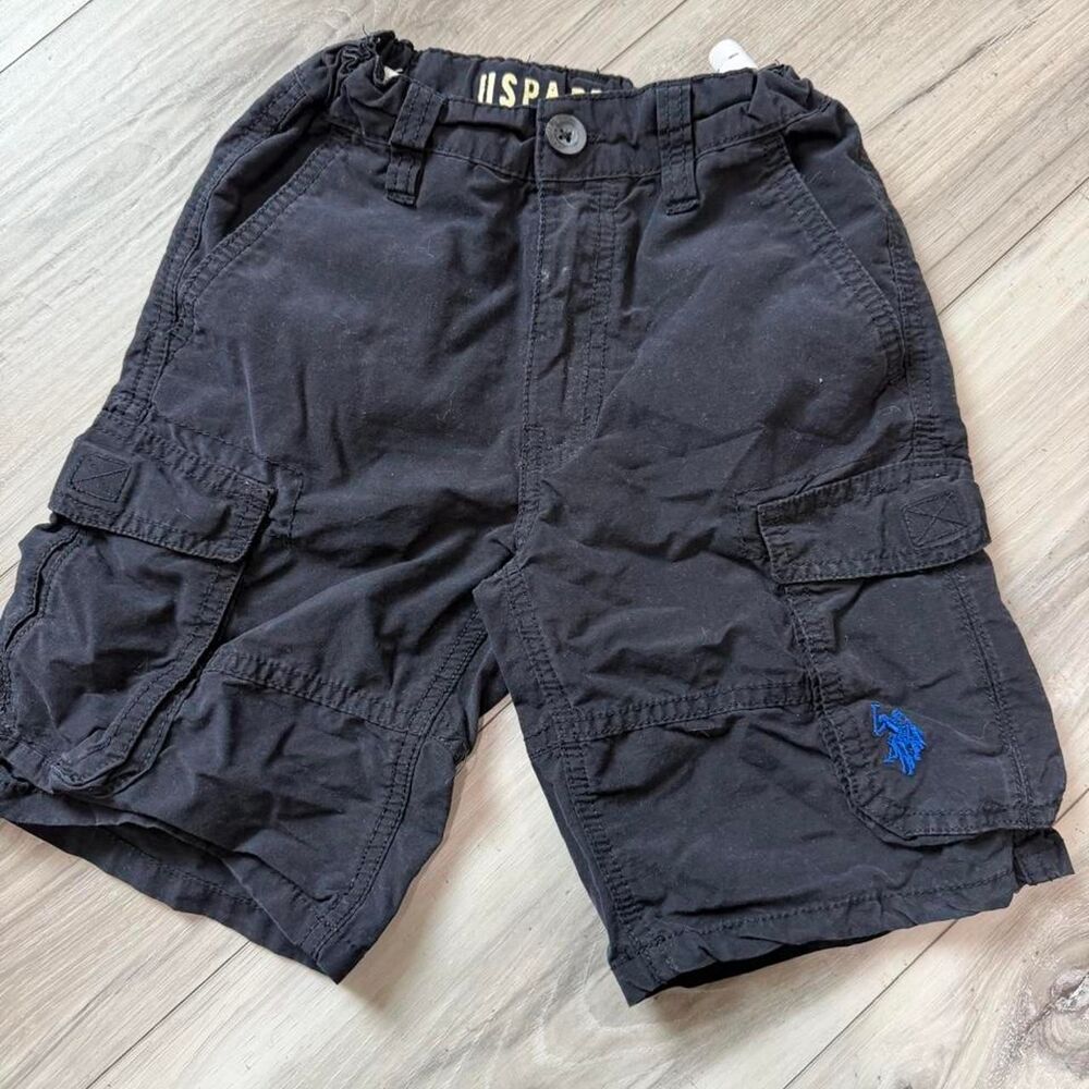 Us-polo-assn kids Black Shorts